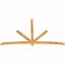 Ekena Millwork Alberta Rough Sawn Timber Gable Bracket, Western Red Cedar, 108"W x 63"H x 2"D x 4"F, 14/12 Pitch GBW108X63X0204ALB00RWR - alternate 2